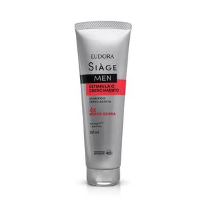 Shampoo Men 250ml Estimula o Crescimento - Eudora Siage