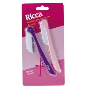 Navalha Para Sobrancelha Ref. 1658 Flamingo - Ricca