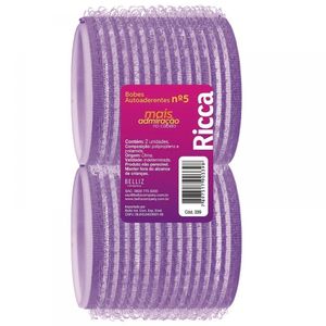 Bob Com Velcro N05 2 Unidades Ref. 339 Cores Sortidas - Ricca
