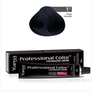 Tinta Profissional Color 60g 1.1 Preto Azulado - Yama