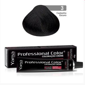 Tinta Profissional Color 60g 3 Castanho Escuro - Yama