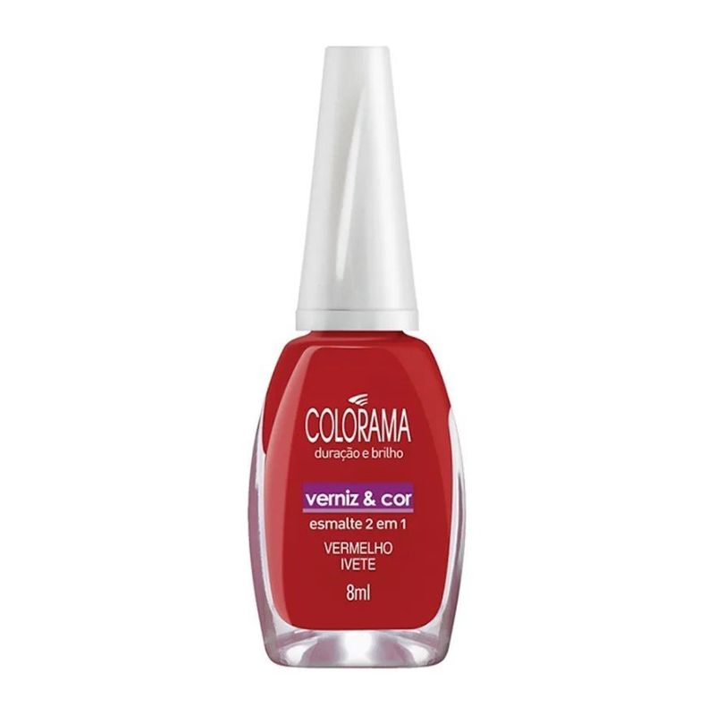 Esmalte-Verniz-e-Cor-8ml-Vermelho-Ivete---Colorama-326690