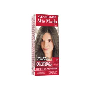 Tinta Tonalizante Kit 71 Louro Medio Acinzentado - Alta Moda