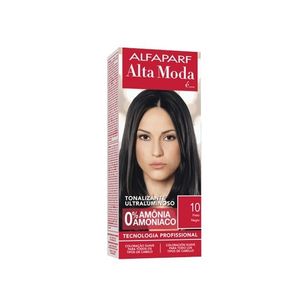 Tinta Tonalizante Kit 10 Preto - Alta Moda