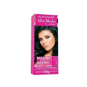 Tinta Kit 150g 1.11 Preto Azulado - Alta Moda