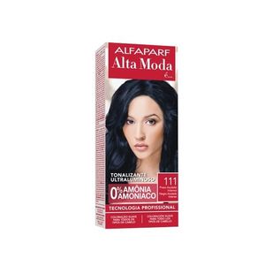 Tinta Tonalizante Kit 111 Preto Azulado Intenso - Alta Moda