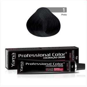 Tinta Profissional Color 60g 1 Preto - Yama