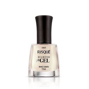 Esmalte Diamond Gel Cremoso 9,5ml Branco Camafeu - Risque