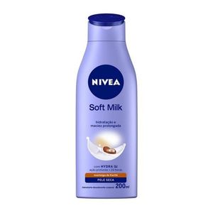 Loção Hidratante Body 200ml Soft Milk Pele Seca - Nivea
