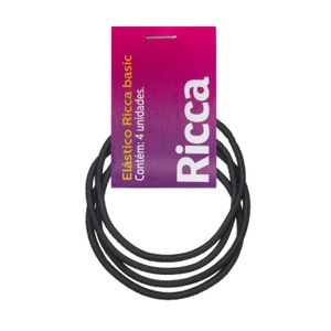 Elastico Para Cabelo Basic Ref. 1090 4 Unidades - Ricca