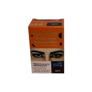 Henna Para Sobrancelhas 3g Preto - Della e Delle