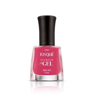 Esmalte Diamond Gel Cremoso 9,5ml Hibisco Rosa - Risque
