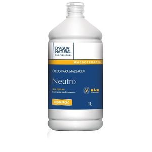 Oleo Para Massagem 1lt Neutro Sem Perfume - Dagua Natural