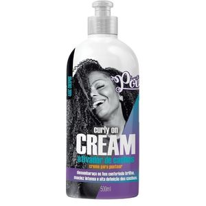 Creme Para Pentear 500ml Curly On Cream Ativador De Cachos - Soul Power