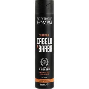 Shampoo 300ml Homem Cabelo e Barba - Bio Extratus