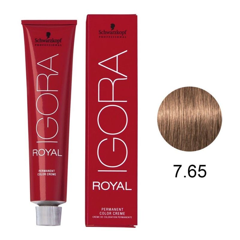 Tinta-60ml-7.65-Louro-Medio-Marrom-Dourado---Igora-Royal-139190
