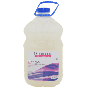 Shampoo 4,8lt Sem Sal Queratina - Tricofacil