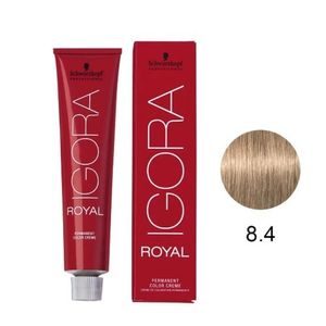 Tinta 60ml 8.4 Louro Claro Bege - Igora Royal