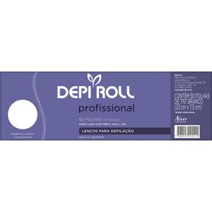 Lenco Para Depilacao TNT 50 Folhas - Depi Roll