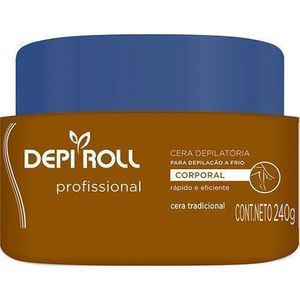 Cera Depilatoria Fria 240g Para Pernas - Depi Roll