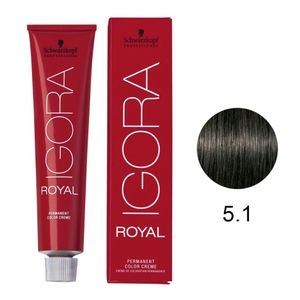 Tinta 60ml 5.1 Castanho Cinza Claro - Igora Royal