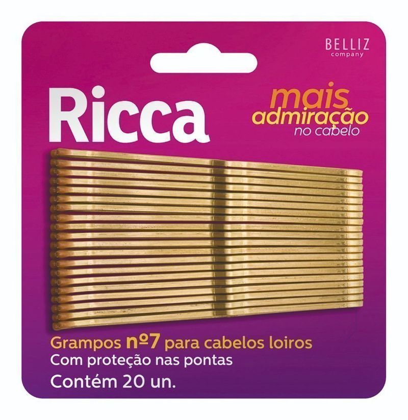 Grampo-Para-Cabelo-N07-Loiro-Ref.-343-20-Unidades---Ricca-194000