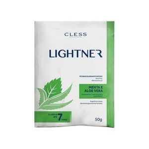 Pó Descolorante Lightner 50g Menta e Aloe Vera - Cless