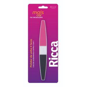 Lixa Polidora 4 Faces Ref. 722 Cores Sortidas - Ricca