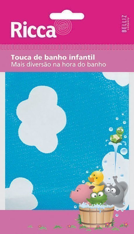 Touca-Para-Banho-Infantil-Ref.-390-Cores-Sortidas---Ricca-153443