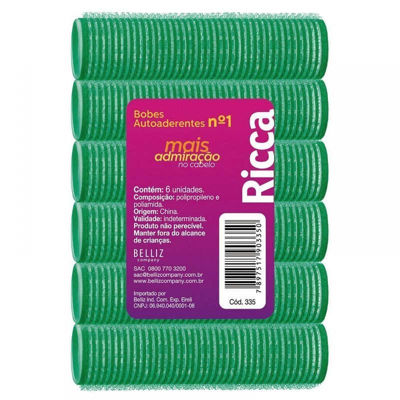 Bob-Com-Velcro-N01-6-Unidades-Ref.-335-Cores-Sortidas---Ricca-154504