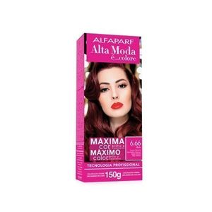 Tinta Kit 150g 6.66 Louro Escuro Vermelho - Alta Moda