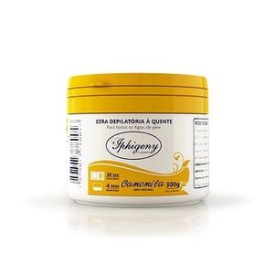 Cera Depilatoria Quente 300g Camomila - Iphigeny