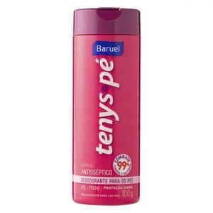 Talco Tenys Pe Pó 100g Woman Antisseptico - Baruel