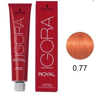 Tinta 60ml 0.77 Tom Mistura Cobre - Igora Royal