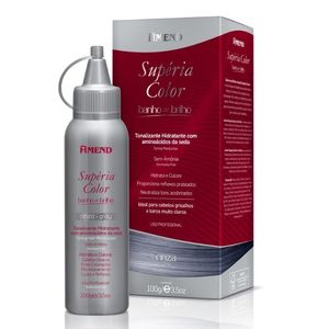 Banho De Brilho Superia Color 100g Cinza - Amend