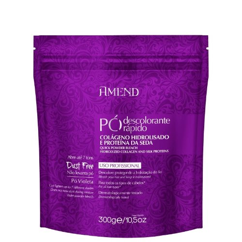 Po-Descolorante-Rapido-300g-Colageno-e-Proteina-Da-Seda---Amend-494445