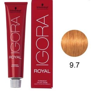 Tinta 60ml 9.7 Louro Extra Claro Cobre - Igora Royal
