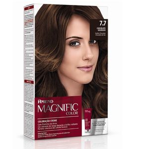 Tinta Magnific Color 7.7 Chocolate Dourado - Amend