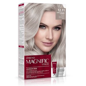 Tinta Magnific Color 12.11 Louro Clarissimo Platinado - Amend