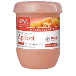 Creme Esfoliante 650g Apricot Forte Abrasão - Dagua Natural
