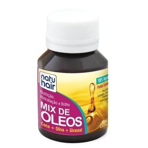Mix De Oleos 60ml Coco Oliva Girassol - Natu Hair