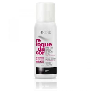 Spray Retoque Da Cor 75ml Preto - Amend