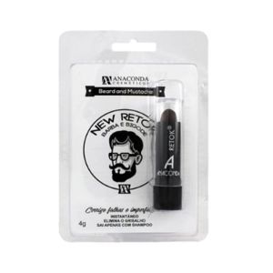 Retok Barba & Bigode 4g Preto - Anaconda