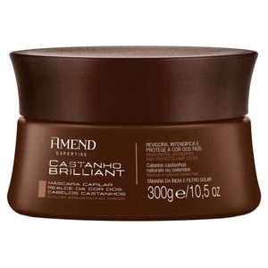 Mascara 300g Realce Da Cor Castanho Brilliant - Amend