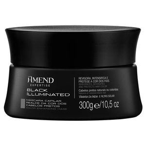 Mascara 300g Realce Da Cor Preto Illuminated - Amend