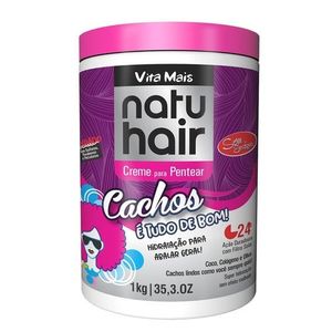 Creme Para Pentear 1kg Cachos e Tudo De Bom - Natu Hair
