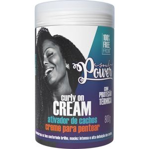Creme Para Pentear 800g Curly On Ativador De Cachos - Soul Power