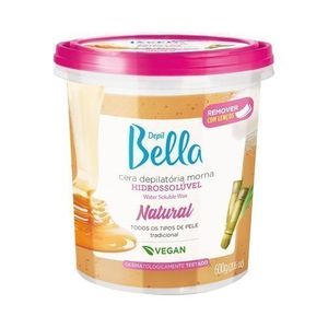 Cera Depilatória Hidrossoluvel Natural 600g Tradicional Vegan - Depil Bella