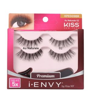 Cílios Postiços I-Envy Duplo Au Naturale 02 - Kiss Ny