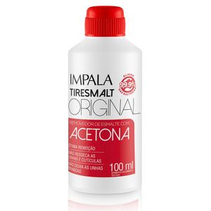 Removedor De Esmalte Tiresmalt 100ml Original Com Acetona - Impala